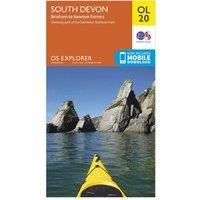 Ordnance Survey Explorer OL 20 South Devon Map, Orange/D