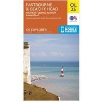 Eastbourne & Beachy Head Map | Newhaven, Seaford, Hailsham & Heathfield | Ordnance Survey | OS Explorer Map OL25 | England | Walks | Hiking | Maps | Adventure