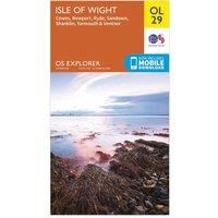 Ordnance Survey Explorer OL29 Isle of Wight Map With Digital Version, Orange