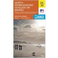 Ordnance Survey Explorer OL 35 North Pembrokeshire Map, Orange/D