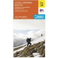 OS Explorer OL38 Loch Lomond South (OS Explorer Map)