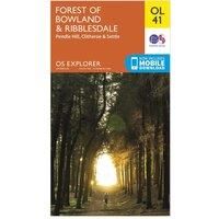 OS Explorer OL41 Forest of Bowland & Ribblesdale (OS Explorer Map)