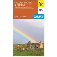 Ordnance Survey Explorer OL 42 Kielder Water & Forest Map, Orange