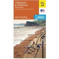 Ordnance Survey OL 44 Torquay & Dawlish Map, Orange