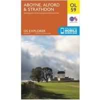 Aboyne, Alford & Strathdon Map | Caingorms National Park | Ordnance Survey | OS Explorer Map OL59 | Scotland | Walks | Hiking | Maps | Adventure