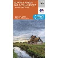 OS Explorer Map (125) Romney Marsh, Rye and Winchelsea