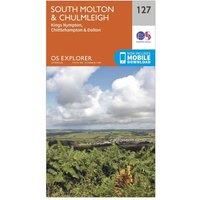 Ordnance Survey Explorer 127 South Molton & Chulmleigh Map With Digital Version, Orange