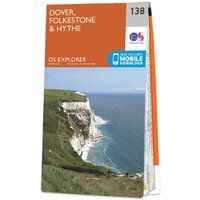 Dover, Folkestone & Hythe Map | England Coast Path | Ordnance Survey | OS Explorer Map 138 | England | Walks | Hiking | Maps | Adventure