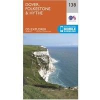 Dover, Folkestone & Hythe Map | England Coast Path | Ordnance Survey | OS Explorer Map 138 | England | Walks | Hiking | Maps | Adventure