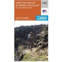 Ordnance Survey Explorer 142 Shepton Mallet & Mendip Hills East Map With Digital Version, N/A