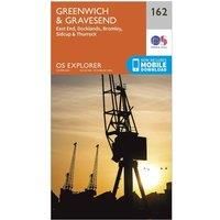 2015 OS Ordnance Survey 1:25000 2.5" Explorer Map 162 Greenwich Gravesend East E