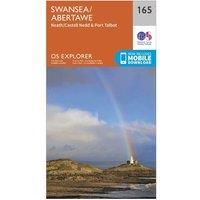 Ordnance Survey Explorer 165 Swansea, Neath & Port Talbot Map With Digital Version, Orange