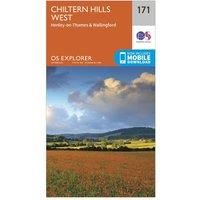 Ordnance Survey Explorer 171 Chiltern Hills West, Henley-on-Thames & Wallingford Map With Digital Version, Orange