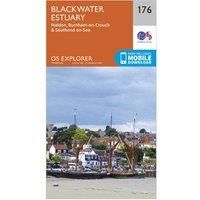 Ordnance Survey Explorer 176 Blackwater Estuary Map With Digital Version, Orange