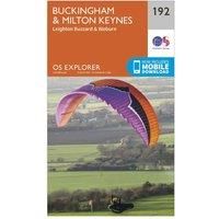Buckingham & Milton Keynes Map | Leighton Buzzard & Woburn | Ordnance Survey | OS Explorer Map 192 | England | Walks | Hiking | Maps | Adventure