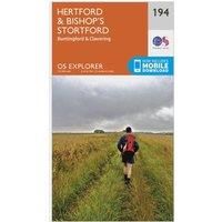 Hertford & Bishop’s Stortford Map | Buntingford & Clavering | Ordnance Survey | OS Explorer Map 194 | England | Walks | Hiking | Maps | Adventure
