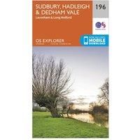 Sudbury, Hadleigh & Dedham Vale Map | Lavenham & Long Melford | Ordnance Survey | OS Explorer Map 196 | England | Walks | Hiking | Maps | Adventure