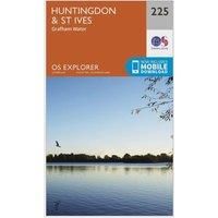Huntingdon & St Ives Map | Grafham Water | Ordnance Survey | OS Explorer Map 225 | England | Walks | Hiking | Maps | Adventure
