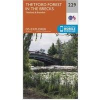 OS Explorer Map (229) Thetford Forest in the Brecks