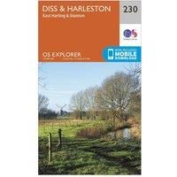 OS Explorer Map (230) Diss & Harleston