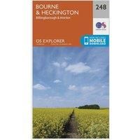 OS Explorer Map (248) Bourne and Heckington