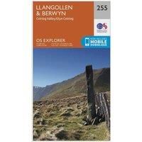 Ordnance Survey Explorer 255 Llangollen & Berwyn Map With Digital Version, Orange