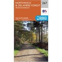 OS Explorer Map (267) Northwich and Delamere Forest