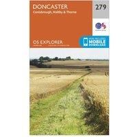 Ordnance Survey Explorer 279 Doncaster Map With Digital Version, Orange