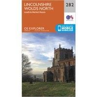 OS Explorer Map (282) Lincolnshire Wolds North (OS Explorer Paper Map)