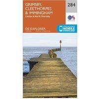 Ordnance Survey Explorer 284 Grimsby, Cleethorpes & Immingham Map With Digital Version, Orange