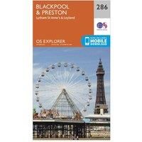 OS Explorer Map 286 Blackpool and Preston OS Explorer Paper Map