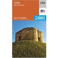 Ordnance Survey Explorer 290 York Map With Digital Version, Orange