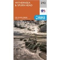 Ordnance Survey Explorer 292 Withernsea & Spurn Head Map With Digital Version, Orange