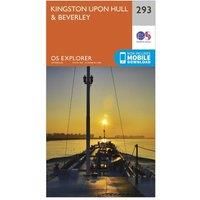 Ordnance Survey Explorer 293 Kingston upon Hull & Beverley Map With Digital Version, Orange