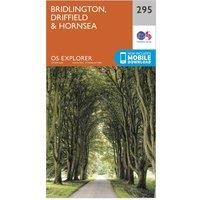 Ordnance Survey Explorer 295 Bridlington, Driffield & Hornsea Map With Digital Version, Orange