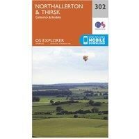 OS Explorer Map 302 Northallerton and Thirsk - Catterick and Bedale OS Explorer Paper Map (OS Explorer Active Map)