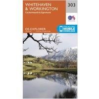 Ordnance Survey Explorer 303 Whitehaven & Workington Map With Digital Version, Orange