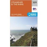 Ordnance Survey Explorer 309 Stranrear & The Rhins Map With Digital Version, Orange