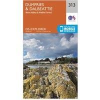 OS Explorer Map (313) Dumfries and Dalbeattie (OS Explorer Paper Map)