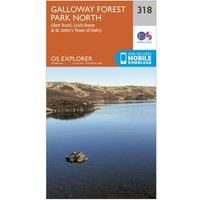 OS Explorer Map (318) Galloway Forest Park North (OS Explorer Paper Map)