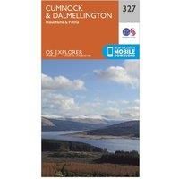 Ordnance Survey Explorer 327 Cumnock & Dalmellington Map With Digital Version, Orange/D