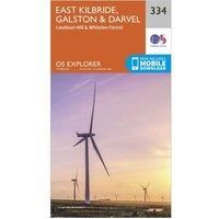 Ordnance Survey Explorer 334 East Kilbride, Galston & Darvel Map With Digital Version, Orange