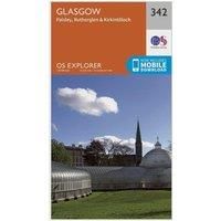 OS Explorer Map 342 Glasgow OS Explorer Paper Map