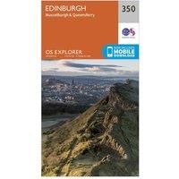 Ordnance Survey Explorer 350 Edinburgh Map With Digital Version, D/D