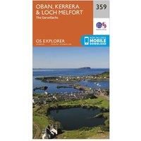 OS Explorer Map (359) Oban, Kerrera and Loch Melfort (OS Explorer Paper Map) (OS Explorer Active Map)