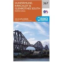 OS Explorer Map 367 Dunfermline, Kirkcaldy and Glenrothes South OS Explorer Paper Map (OS Explorer Active Map)