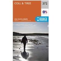 Ordnance Survey Explorer 372 Coll & Tiree Map With Digital Version, Orange