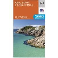 Ordnance Survey Explorer 373 Iona, Staffa & Ross of Mull Map With Digital Version, Orange