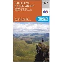 OS Explorer Map 377 Loch Etive and Glen Orchy OS Explorer Paper Map (OS Explorer Active Map)