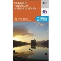 OS Explorer Map 379 Dunkeld, Aberfeldy and Glen Almond OS Explorer Paper Map